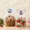 Wrapables 1.5 Inch Christmas Stickers Label Roll, Christmas Stickers for Sealing Cards, Envelopes, Gift Boxes, Festive Party Favors (500pcs), Silly Santa